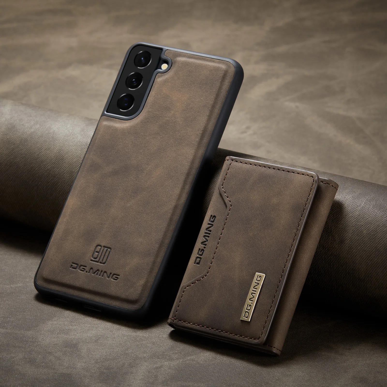 Magnetic Leather Phone Case With Card Case For Samsung Galaxy S22 S21 Plus S20 FE Note 20 Ultra A03S A12 A22 A32 A42 A52 A72 A73