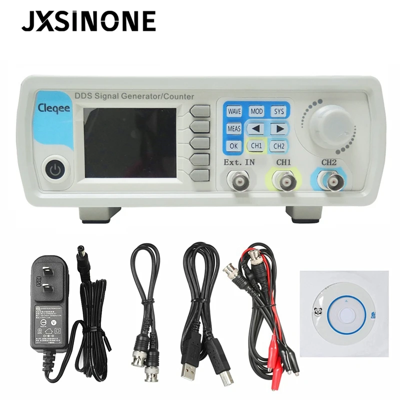 JXSINONE JDS6600-50M JDS6600 Series 50 МГц цифровой двухканальный генератор сигналов DDS функция измеритель частоты произвольный