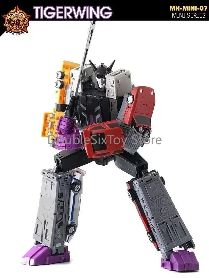 Фото Трансформирующиеся игрушки, малый масштаб, 12 см, набор 5 в 1, MH STUNTICONS, Менасор, Мотормастер, ДедЭнд, Брейкдаун, Уайлдрайдер, фигурка-модель. №5