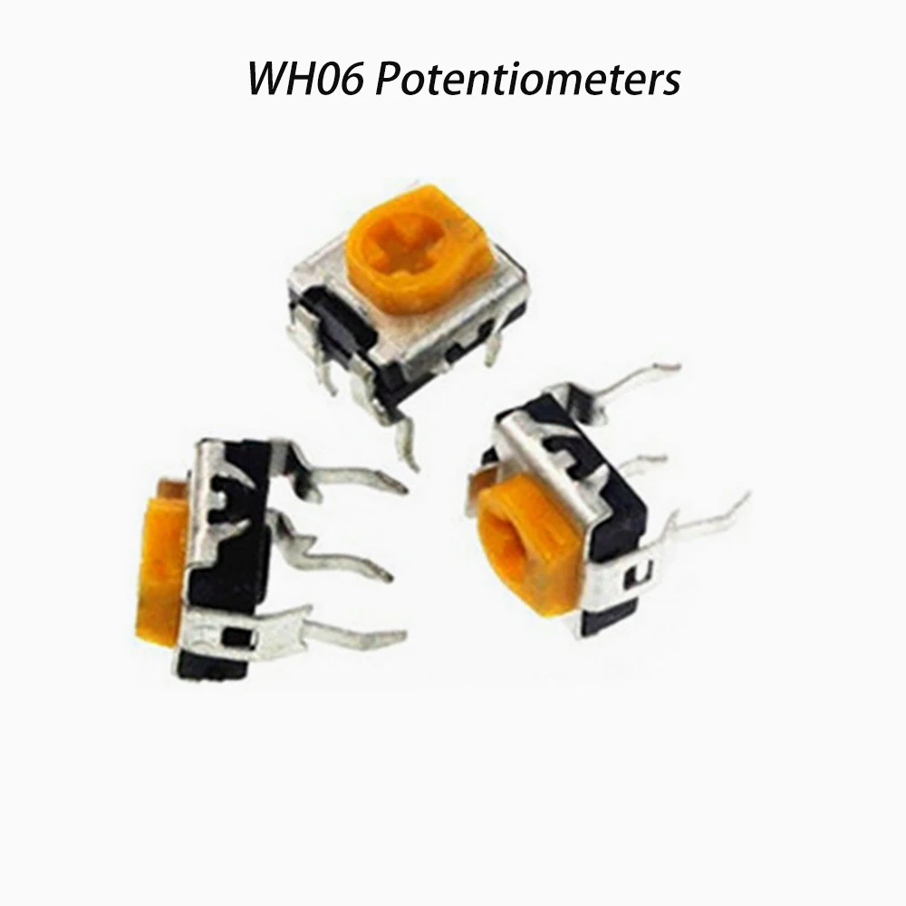 

20PCS WH06-2C Trimmer Potentiometer Kit Variable Resistors 100 200 500 1K 2K 5K 10K 20K 50K 100K 200K 500K 1M Ohm