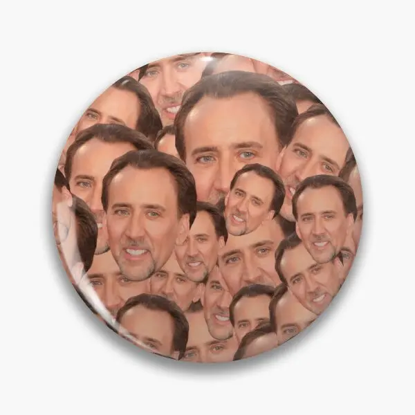 Николас Кейдж мем настраиваемая мягкая Кнопка булавка Декор Искусственный