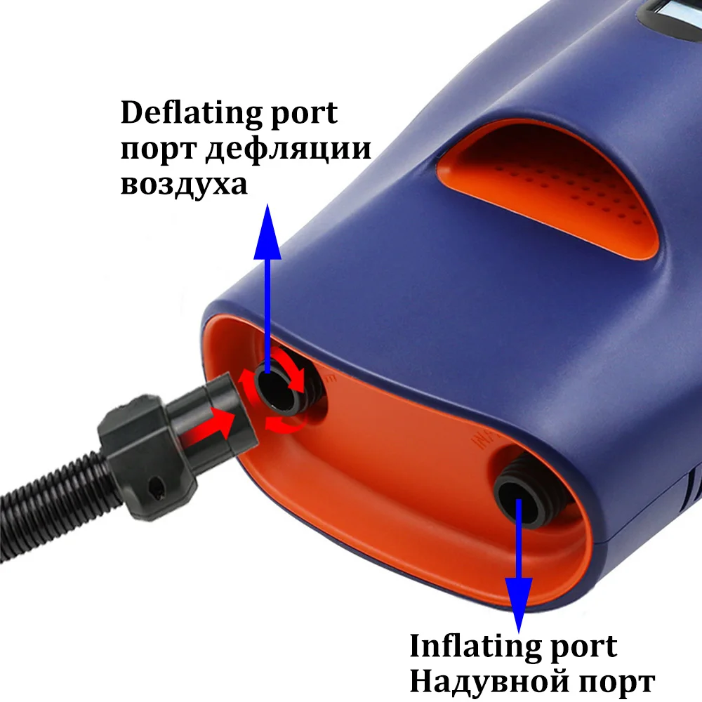 Насос электрический 12 В 16/20 фунтов на квадратный дюйм двухступенчатый |