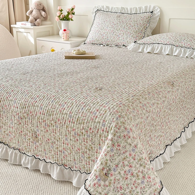 

Покрывало Bonenjoy, цветочный, полиэстер