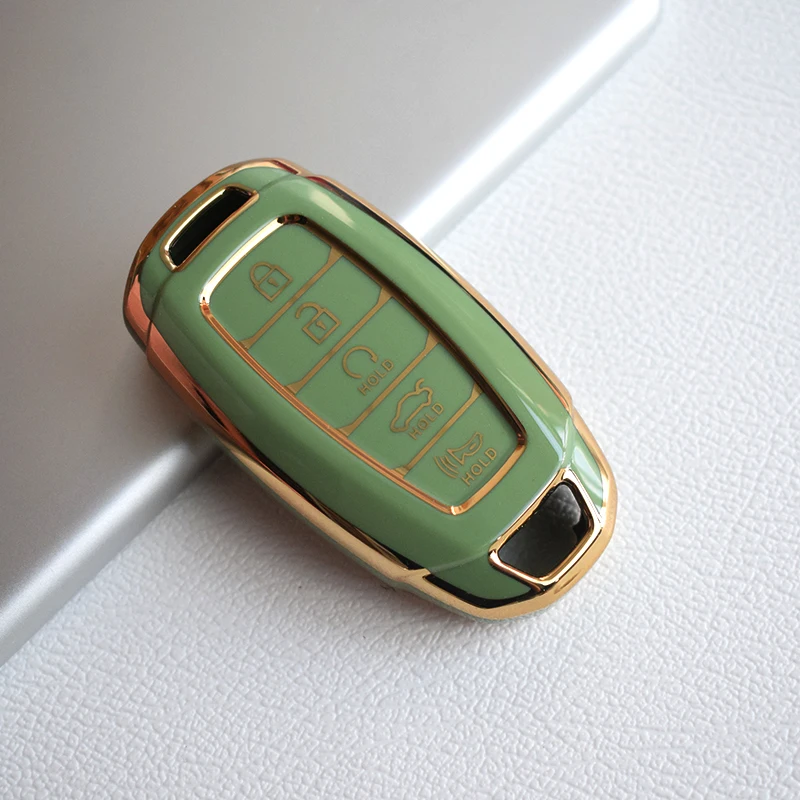 Чехол для автомобильного ключа оболочка брелок ключей Hyundai Creta I20 I30 IX35 IX25 Elantra