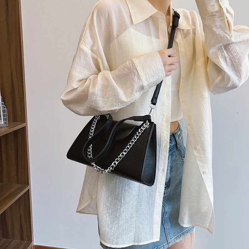 Женская наплечная сумка из искусственной кожи маленькая сумочка через плечо