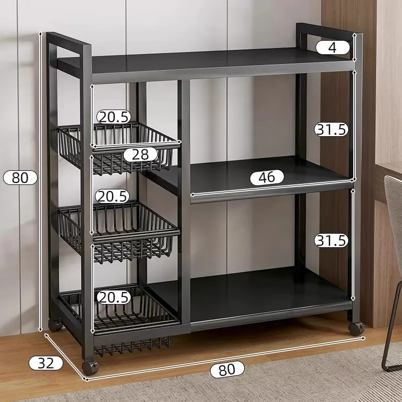 

Многоярусная металлическая полка для кухни