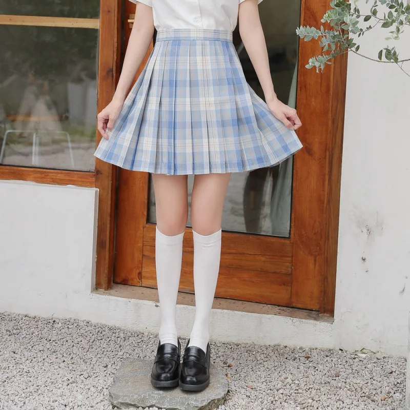 Autumn and Winter Stockings Women's Cotton Pressure Calf Socks Japanese Style Students Half Women's Socks JK Thigh High Socks Sp