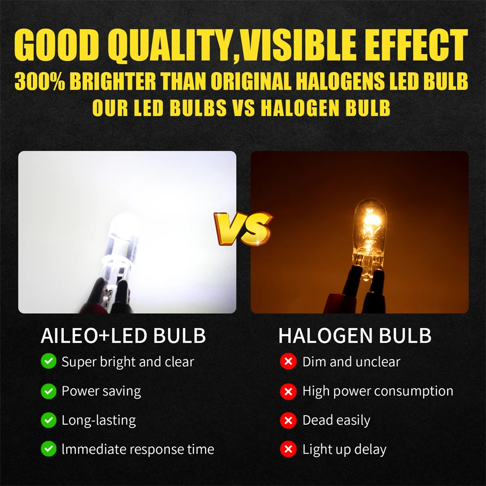 Лампа AILEO T10 168 194 светодиодный W5W со стеклом Canbus COB 192 k 12 В постоянного тока