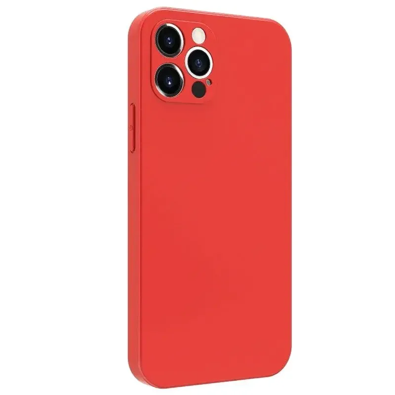 Розовый армированный чехол из ТПУ с прямыми краями кубика Рубика для iPhone 16 15 14 13 12 11 Pro Max 7 Plus полное покрытие с защитой от падения (art.: 3920c85df7ef5) - 3920c85df7ef5