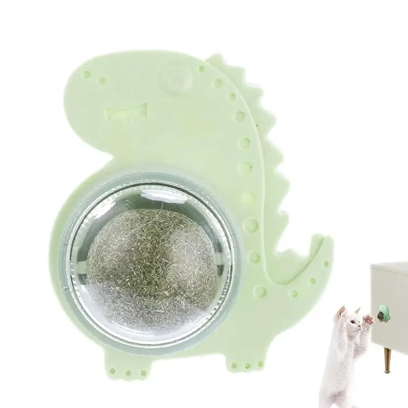 

Cat Wall Ball Spinner Safe And Gentle Rotatable Cat Licking Ball Easy To Use Licking Rotatable Cat Toy Ball For Cat Teeth