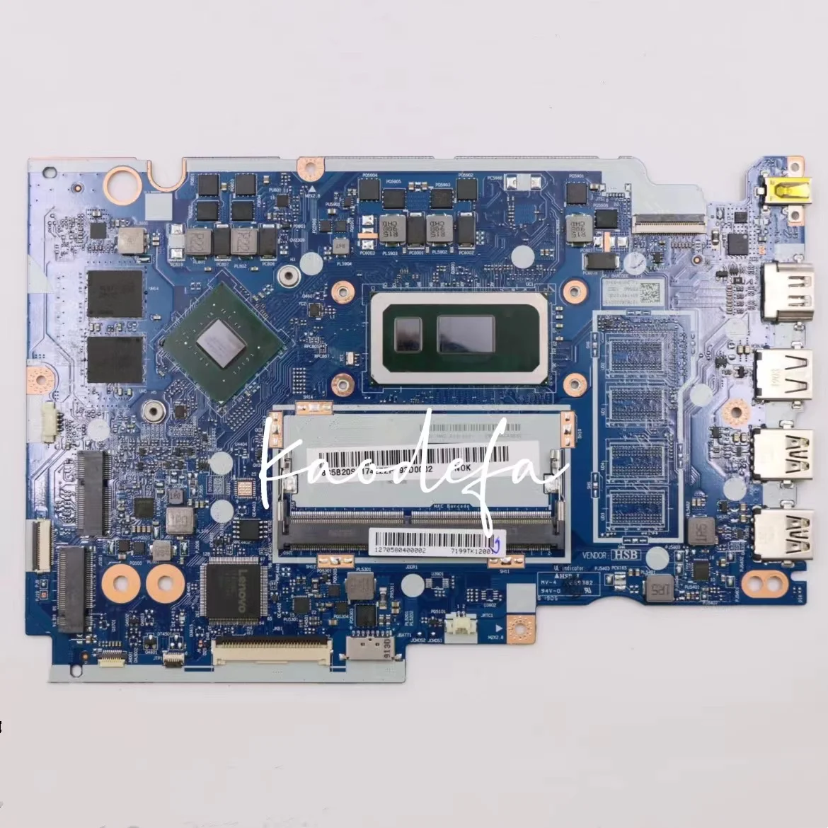 Материнская плата для ноутбука Lenovo Ideapad S145-15IWL с фотографическим процессором: MX110