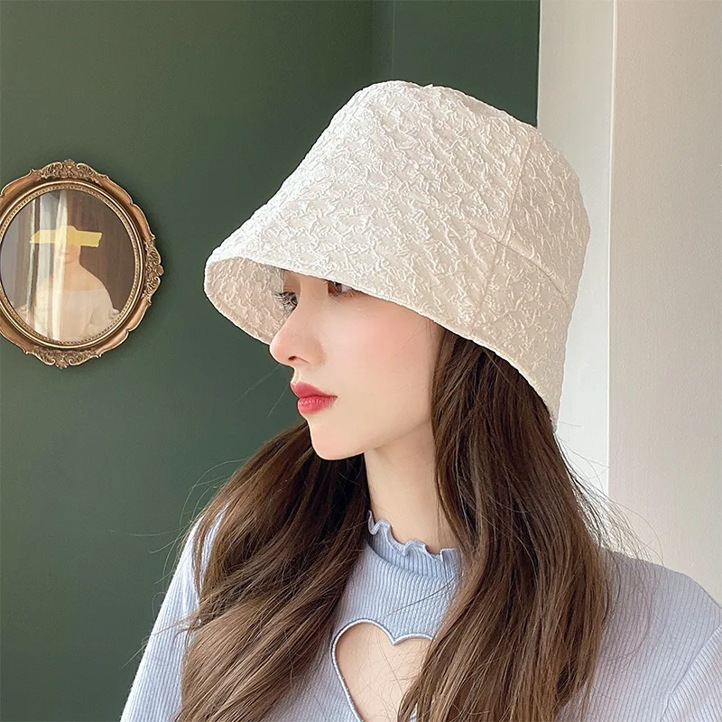 

New Women's Spring Summer Lace Thin Bucket Hat Soft Fordable Wide Brim Sun Visor Caps Lady Girl Floppy Tour Panama Fisherman Hat