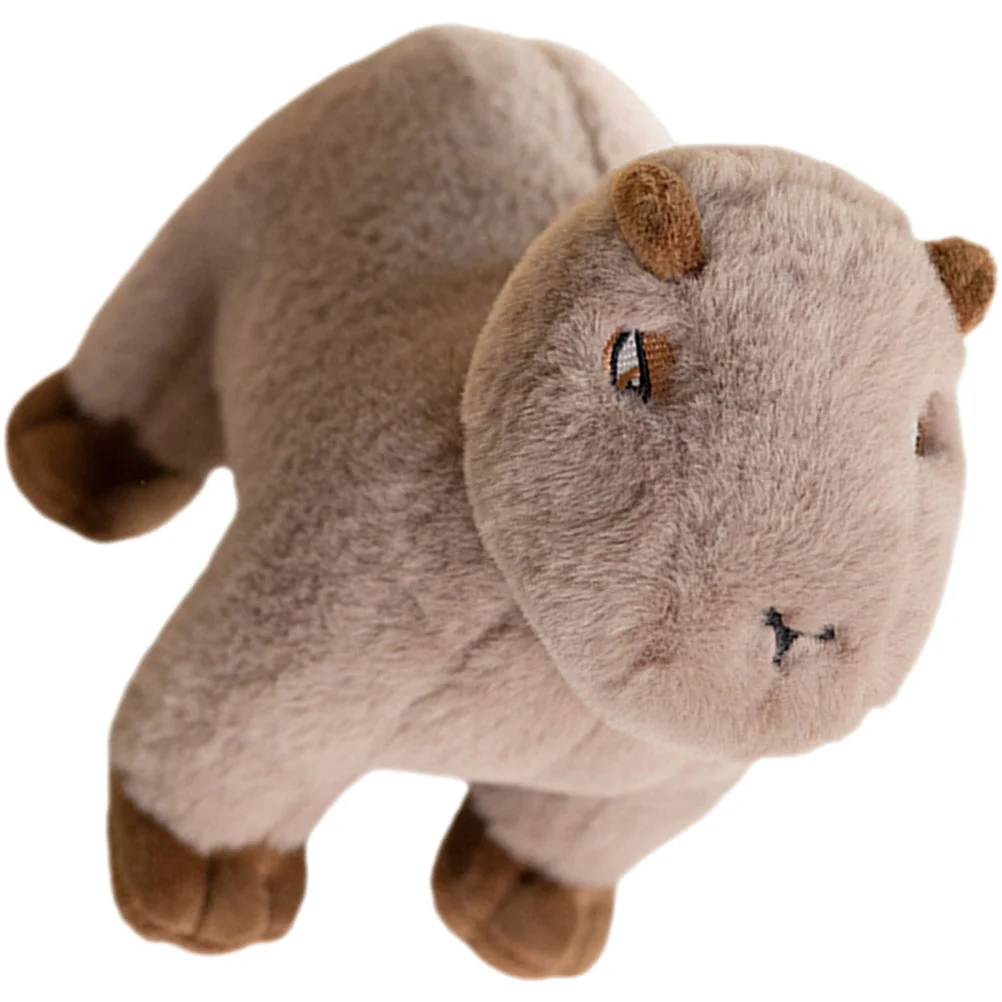 

Игрушка-Зверюшка для ползания, мягкая капибара, милые животные, плюшевые игрушки, хлопковая пушистая Реалистичная фигурка, Мультяшные куклы