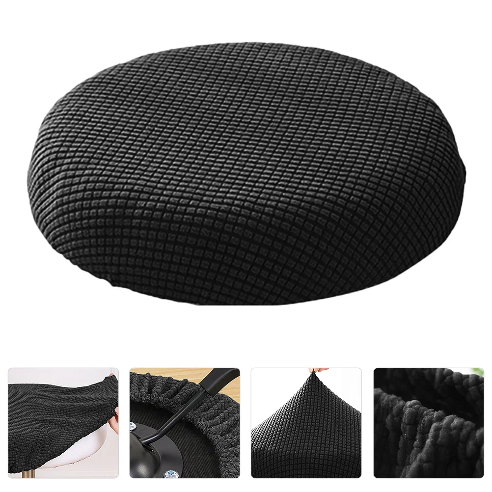 

Round Stool Cover Stretch Couch Cover Kitchen Chair Covers Mat Copertura Della Polyester Bar Stool Slipcovers Banquet