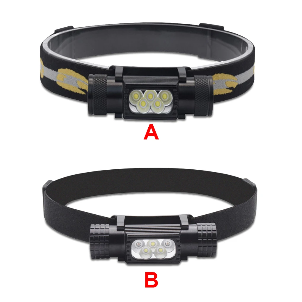

Headlamp LED Adjustable Head Flashlight Headlight H05B-GCG2 Blue Light