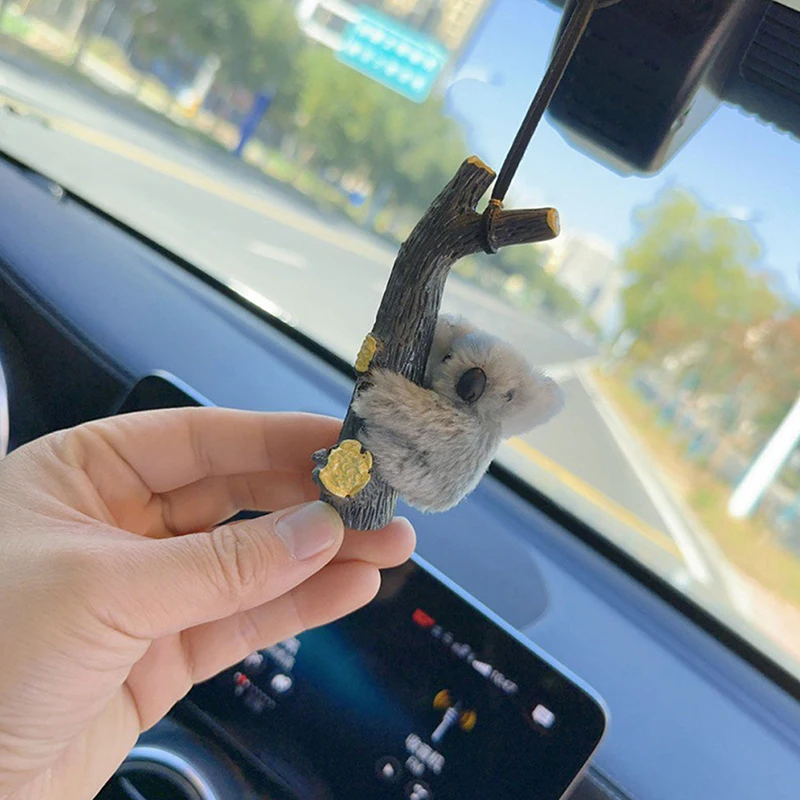 Брелок с милыми плюшевыми ветвями коала мультяшный креативный кулон для сумки