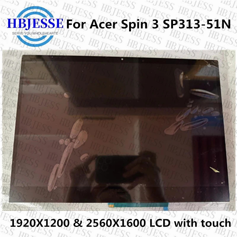 Сенсорный ЖК-экран 13 3 дюйма B133QAN03.2 B133UAN01.0 IPS сменная панель для ноутбука Acer Spin