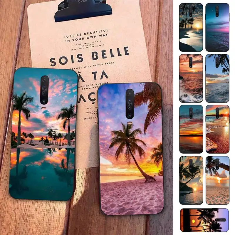 

Beach Dusk sky Phone Case for Redmi 5 6 7 8 9 A 5plus K20 4X S2 GO 6 K30 pro
