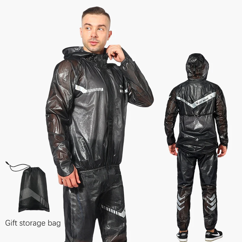 

Cycling Raincoat Waterproof Windproof Raincoat Reflective MTB Road Bike Cycling Jacket Pants Suit Men Women Clothes