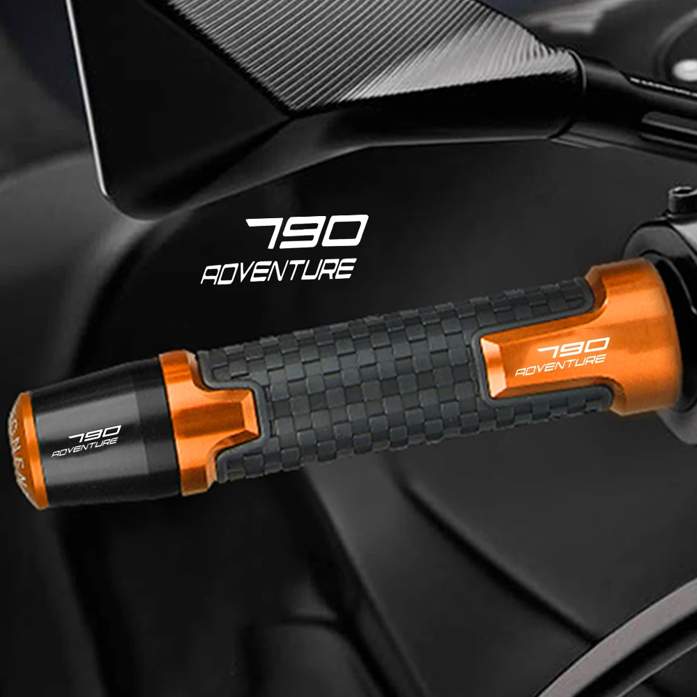 

For 790ADVENTURE R 790ADV 790ADVR 2017-2019 2018 2020 Motorcycle CNC Handlebar Grips Slider Cap Plug Bar End Counterweight tools