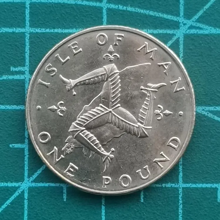 

Британский остров Мэн 1 фунт 1978-1980100% оригинальная монета