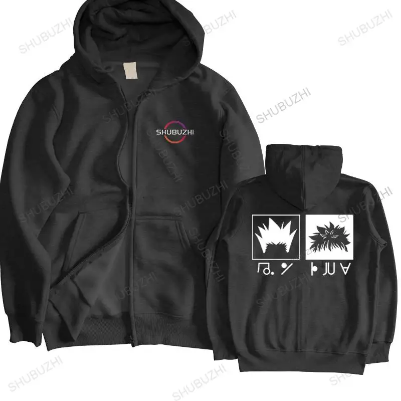 

Man black zipper hoody ew Hunter X Hunter Men Killua Zoldyck Cosplay ju new arrived coat men brand hoodie warm hoody bigger size