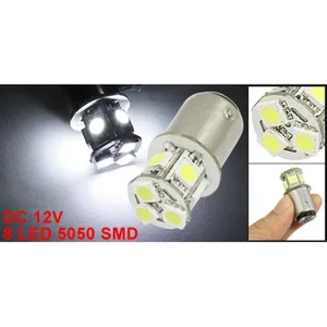 Car 2057 2357 2396 BAY15D 5050 SMD 8 LED White Brake Stop Tail Light Bulb