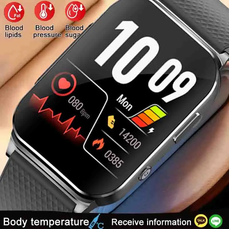 Мужские Смарт-часы с ЭКГ 5 1 Bluetooth совместимые IOS и Android