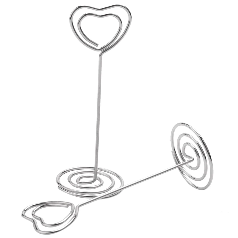 30 шт. держатель для фотографий серебристый