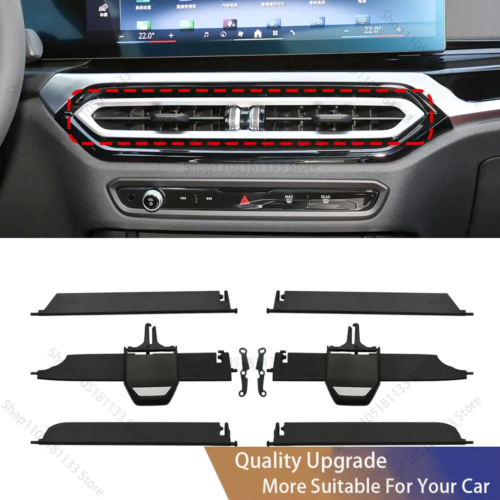 Фото Для BMW G20 G22 G23 G26 Автомобильная передняя вентиляционная решетка, зажим для отделки, комплекты для ремонта розетки кондиционера для BMW 3 серии 320 323 335 425 430 №1