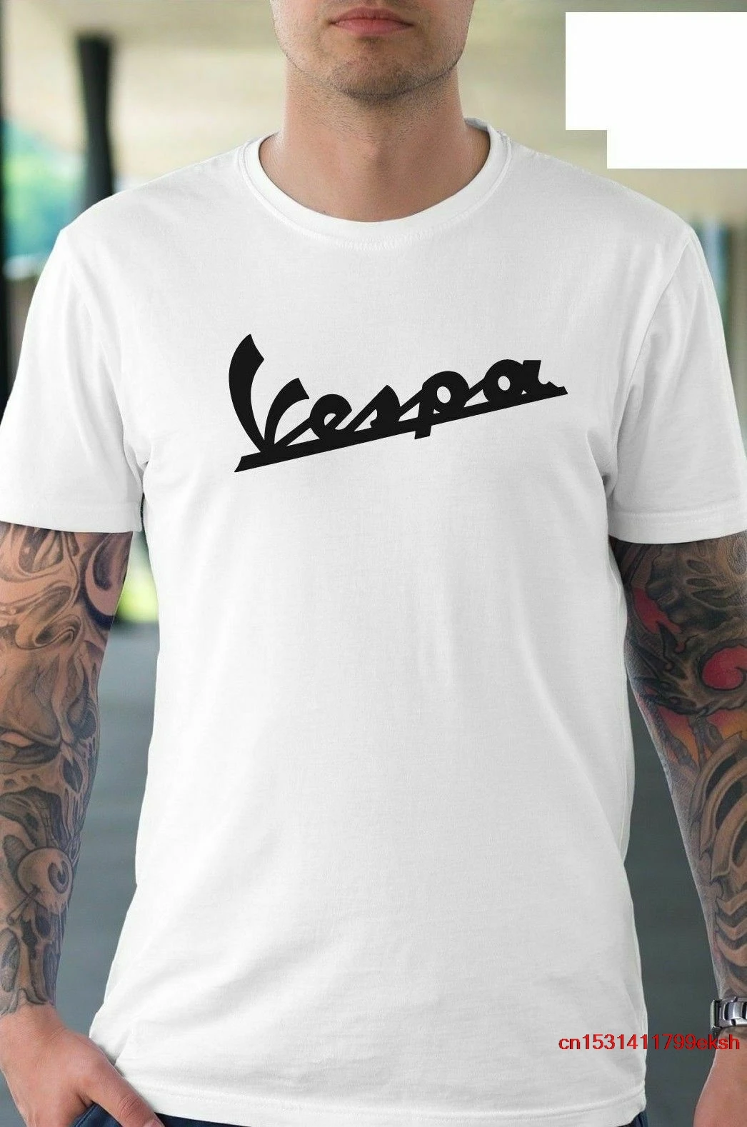 

VESPA CLASSIC TSHIRT T-SHIRT TEE RALLY SPRINT MOD MOTORBIKE TOP