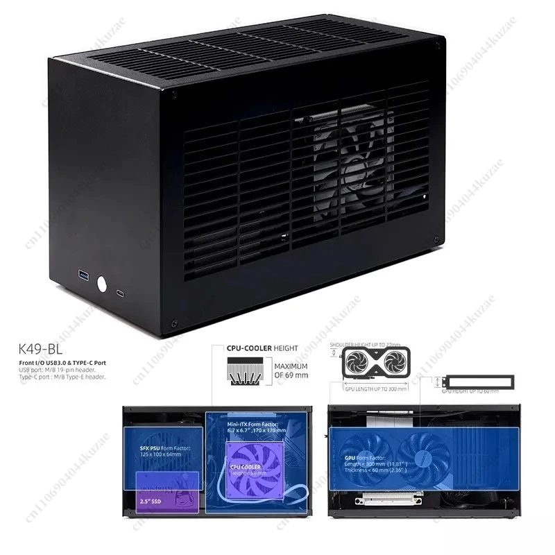 Фото Компактный игровой ПК-консоль формата ITX Mini SFX K49 №5