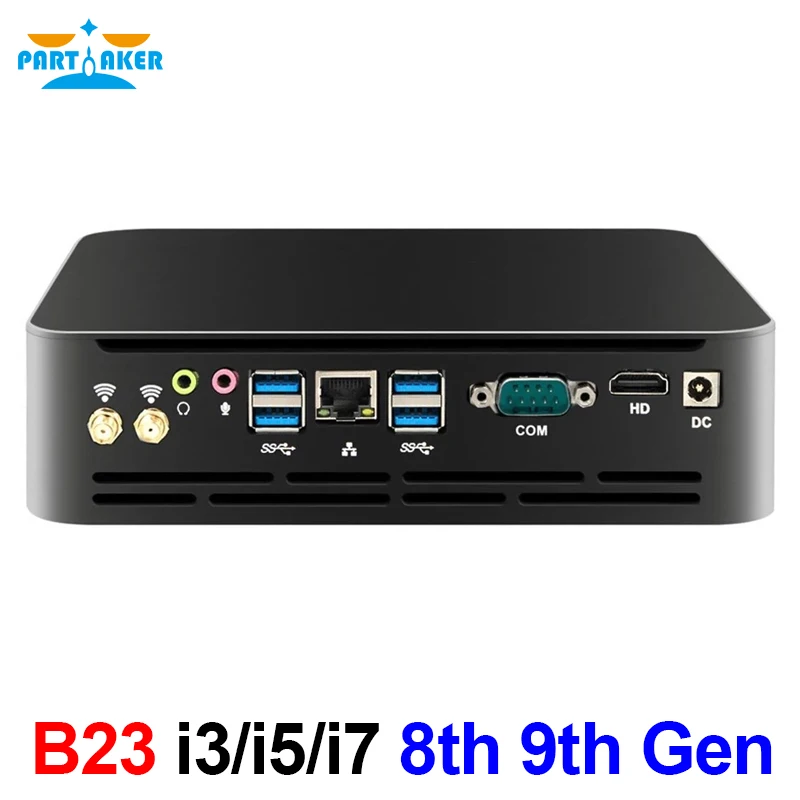Partaker Intel Core I3 6100 I5 6400 I7 6700 Gaming Mini Pc Win10 Desktop Computer Game Pc Linux Nettop Barebone Htpc Uhd630 Wifi