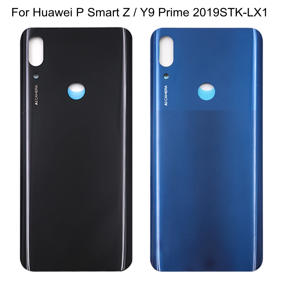 

6.59" New For Huawei P Smart Z / Y9 Prime 2019 STK-LX1 Battery Back Cover Rear Door Glass Panel Housing Case Replacement