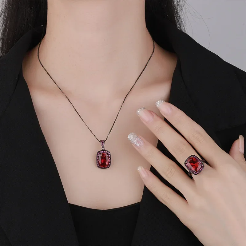 S925 Посеребренный Позолоченный 18 К PT950 Платиновый Красный Корунд Синий Спинель