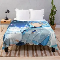 Quilt Blanket Luxury Throws Rug Bed Throw Woven Blanket Chongyun - Genshin Impact Throw Blankets