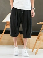 2022 new hot sale men patched drawstring waist shorts