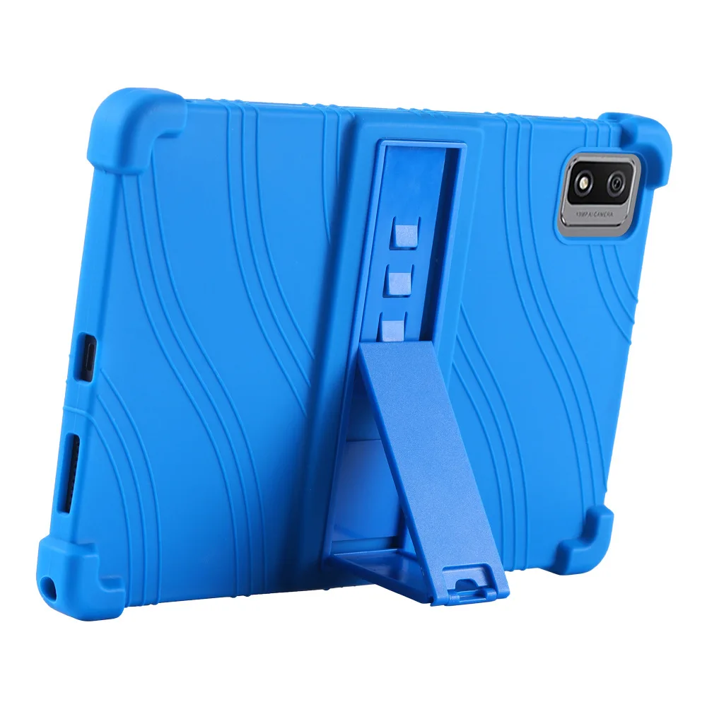 

Silicone Case for Blackview Tab 12 10.1" Inch Tab 12 pro Case Soft with Adjustable Stand and Anti-impact Thickened Corners