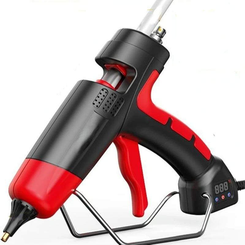 300W Professional Hot Melt Glue Gun Digital Adjustable Temperature Use 11 Mm Glue Sticks Industrial Tools Silicone Gun