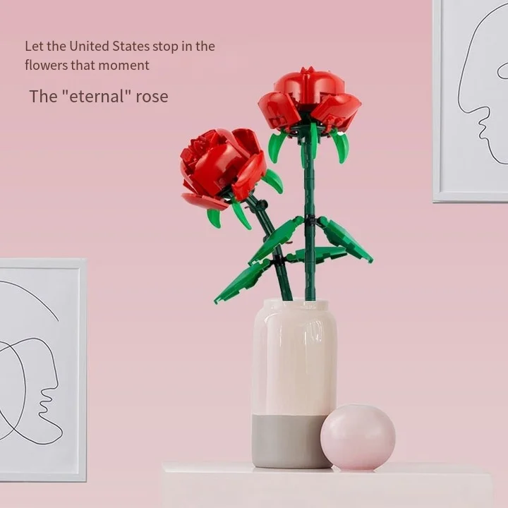 

Детский конструктор «тюльпаны», 40460 цветов, 40461 роз