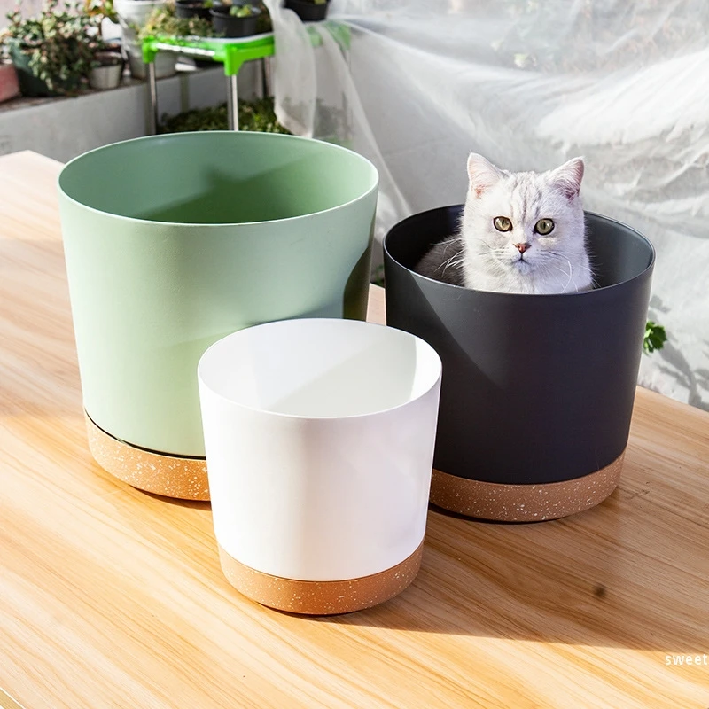 Круговой горшок для растений