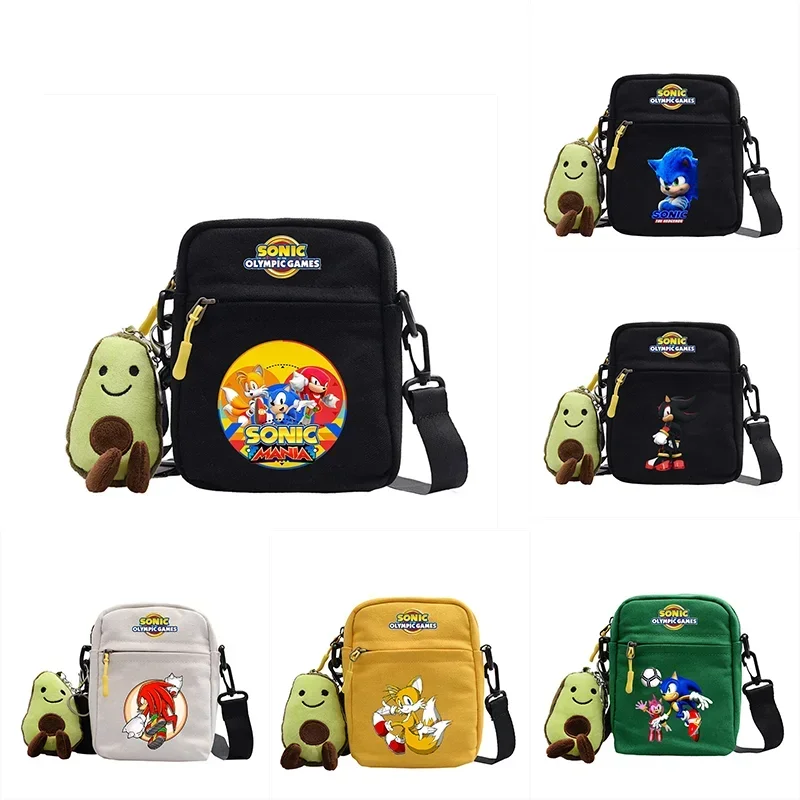 Сумка на плечо с рисунком аниме Ежик Соник