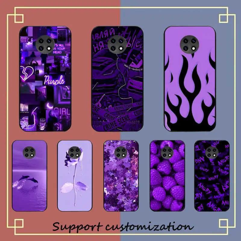 

infinity on Purple Phone Case for Redmi 5 6 7 8 9 A 5plus K20 4X S2 GO 6 K30 pro
