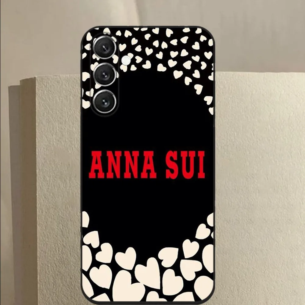Purple Brand A-ANNA S-SUI Phone Case For Samsung Galaxy A13 A21s A22 A31 A32 A52 A53 A71 A80 A91 Soft Black Cover