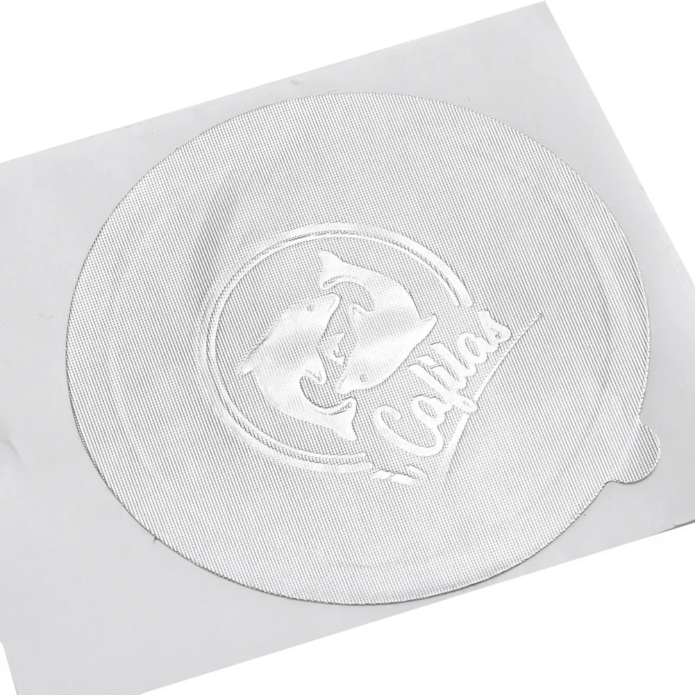 Алюминиевая фольга наклейка на крышку кофейной капсулы клей для одного