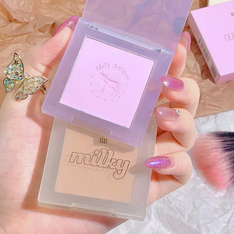 

Milk Galaxy Soft Mist Blush Monochrome Blush Plate Matte Vitality Small Orange Nude Makeup Cheap Repair Capacity