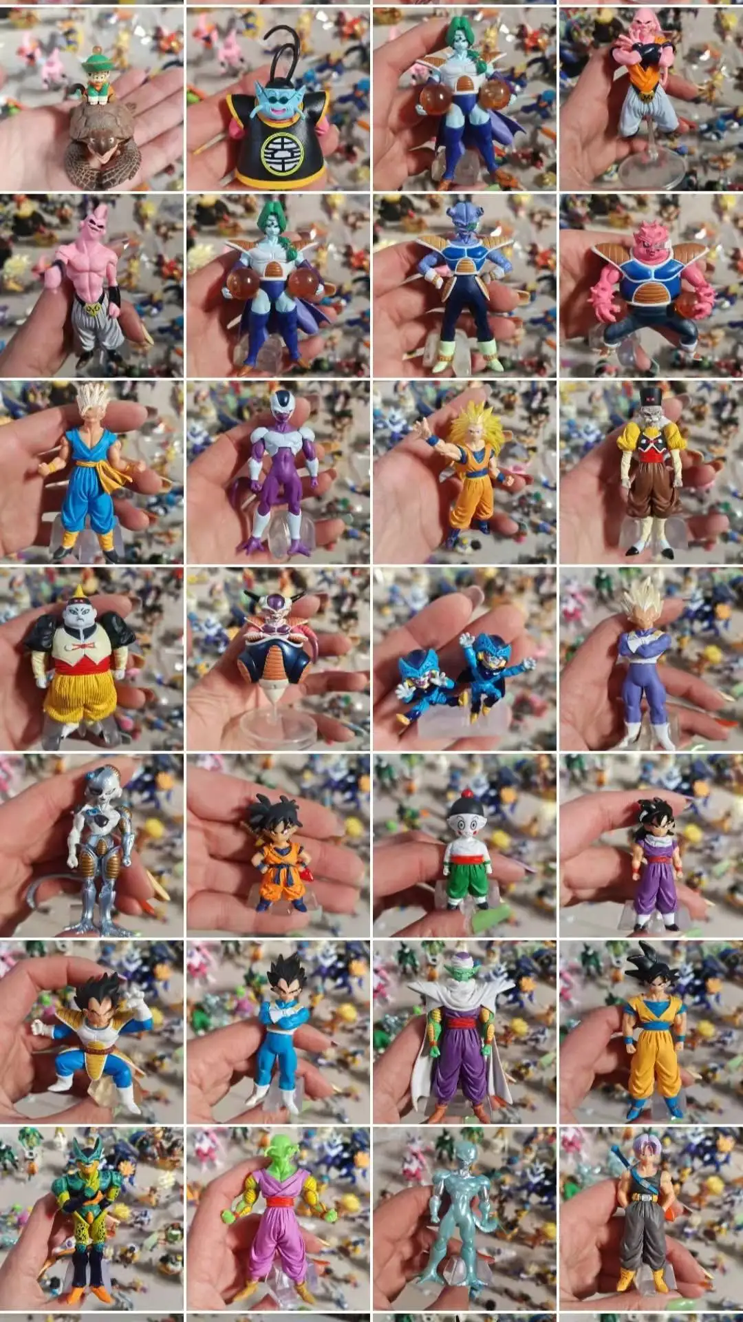 

BANDAI Dragon Ball Action Figure Genuine Hg Dg Gacha Son Goku Vegetajv Cell Raditz Rare Model Toy