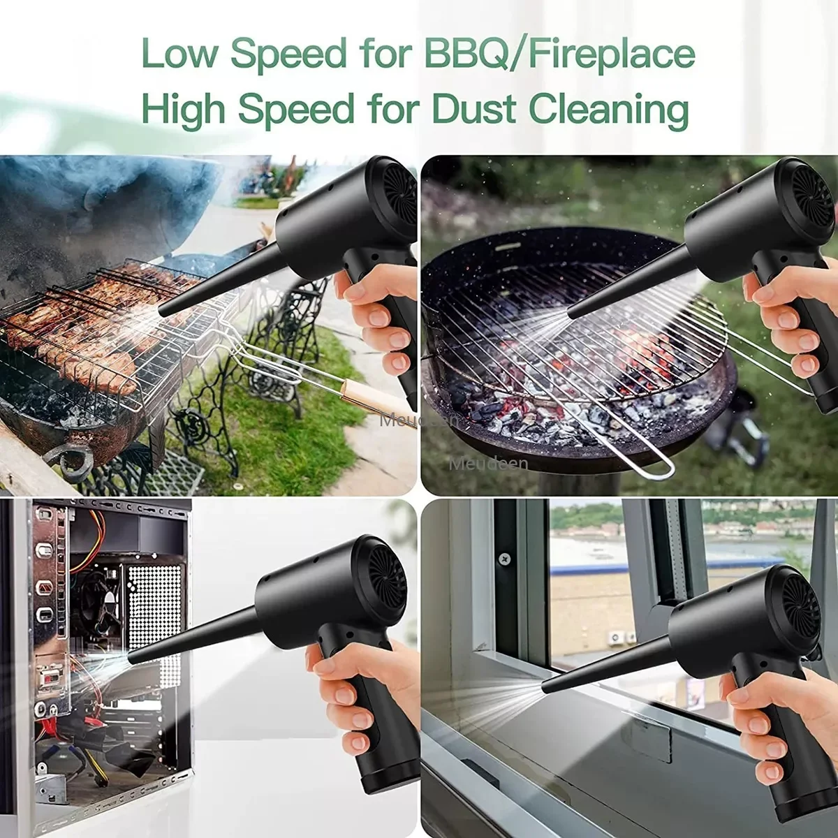 

15000mAh for Wireless Air Duster Compressed Air Blower Gun 51000RPM Electric Air Duster for Computer Keyboard Camera Cleaning