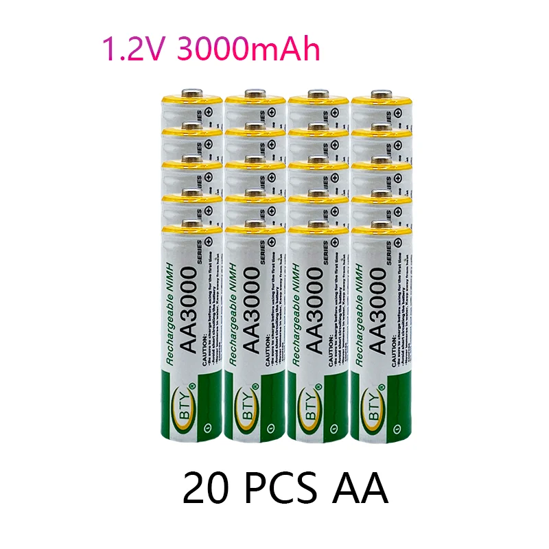 

Перезаряжаемая батарея 1,2 в AA 3000 мАч 1,2 в Ni-MH, светодиодсветодиодный игрушка, проигрыватель, переработка игрушек, батареи разных цветов GTL ...