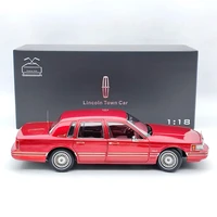 118 lcoln towncar v8 1993 1995 super diecast models car leather seat red limited edition collection